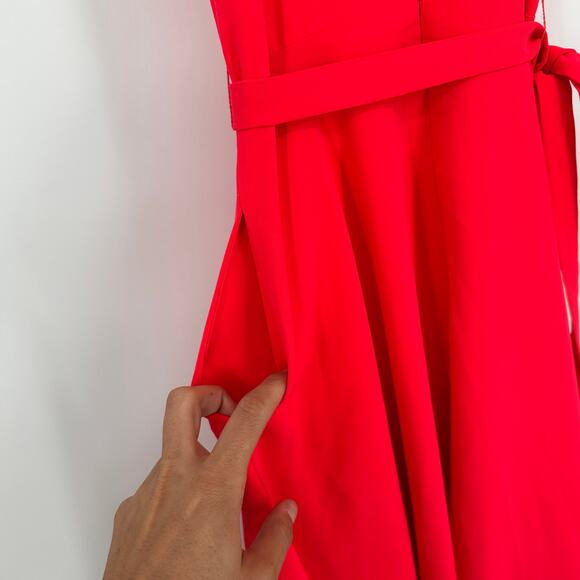 AMANDA UPRICHARD NWT Evereve Elondra Midi Swing Dress in Pink Rouge // XS - Picture 7 of 11